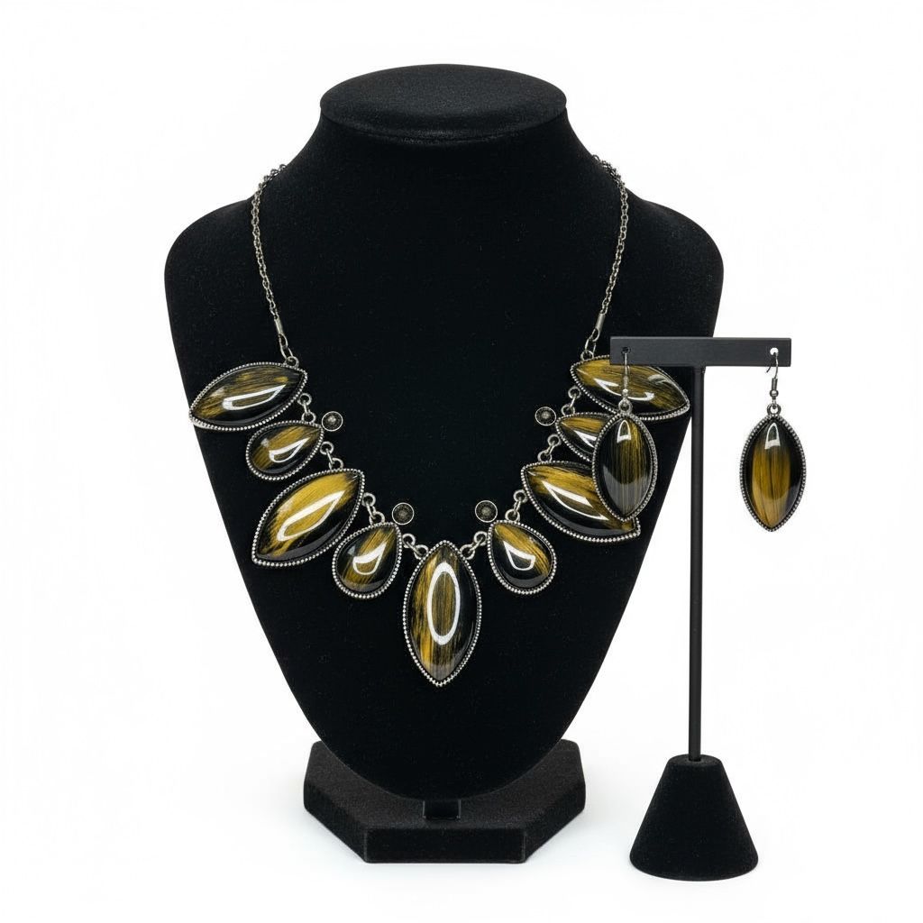 Tiger's Eye Elegance Jewelry Set