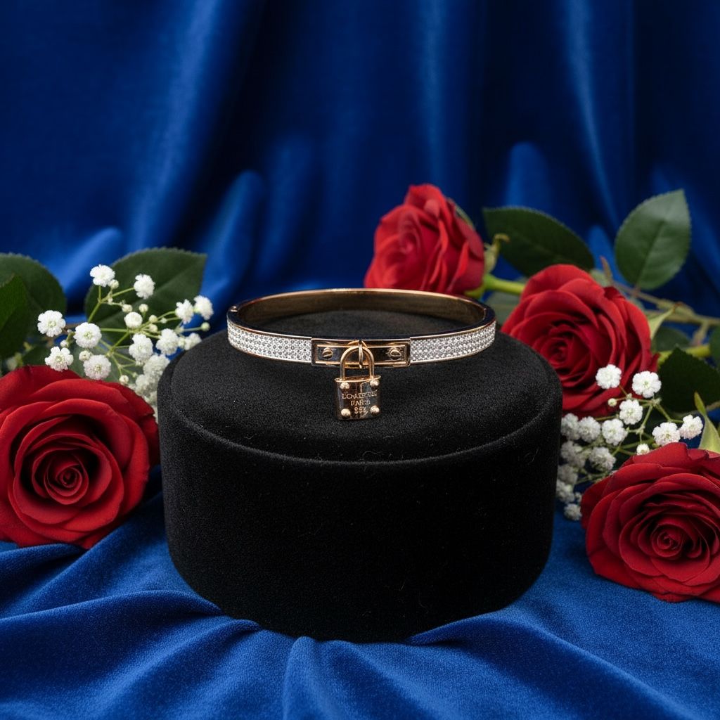 Ienter Lock Design Bracelet Kada