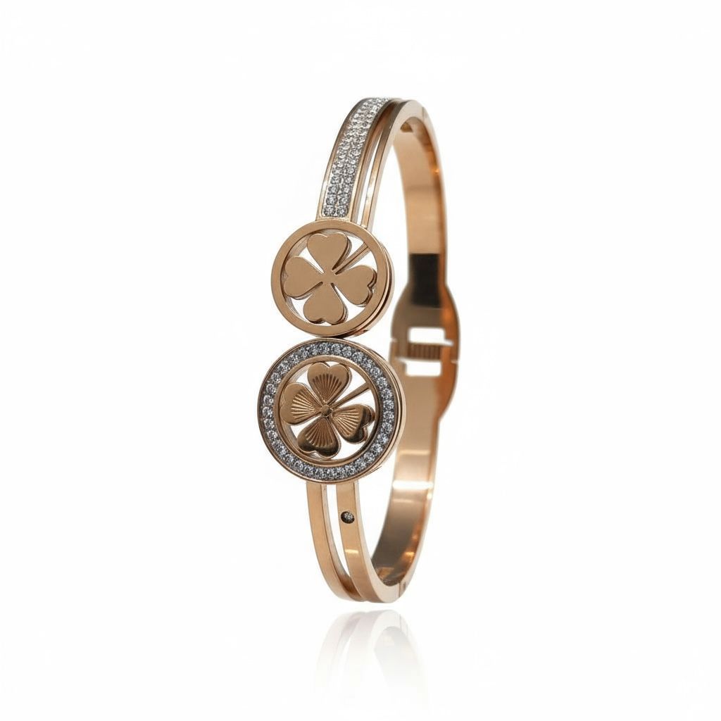 Folding Bracelet Kada flower design