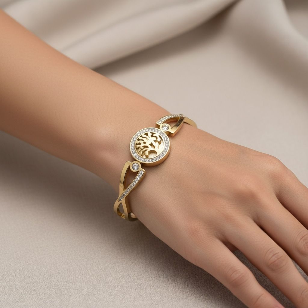 Folding Bracelet Kada Anti Tarnish Korean Design