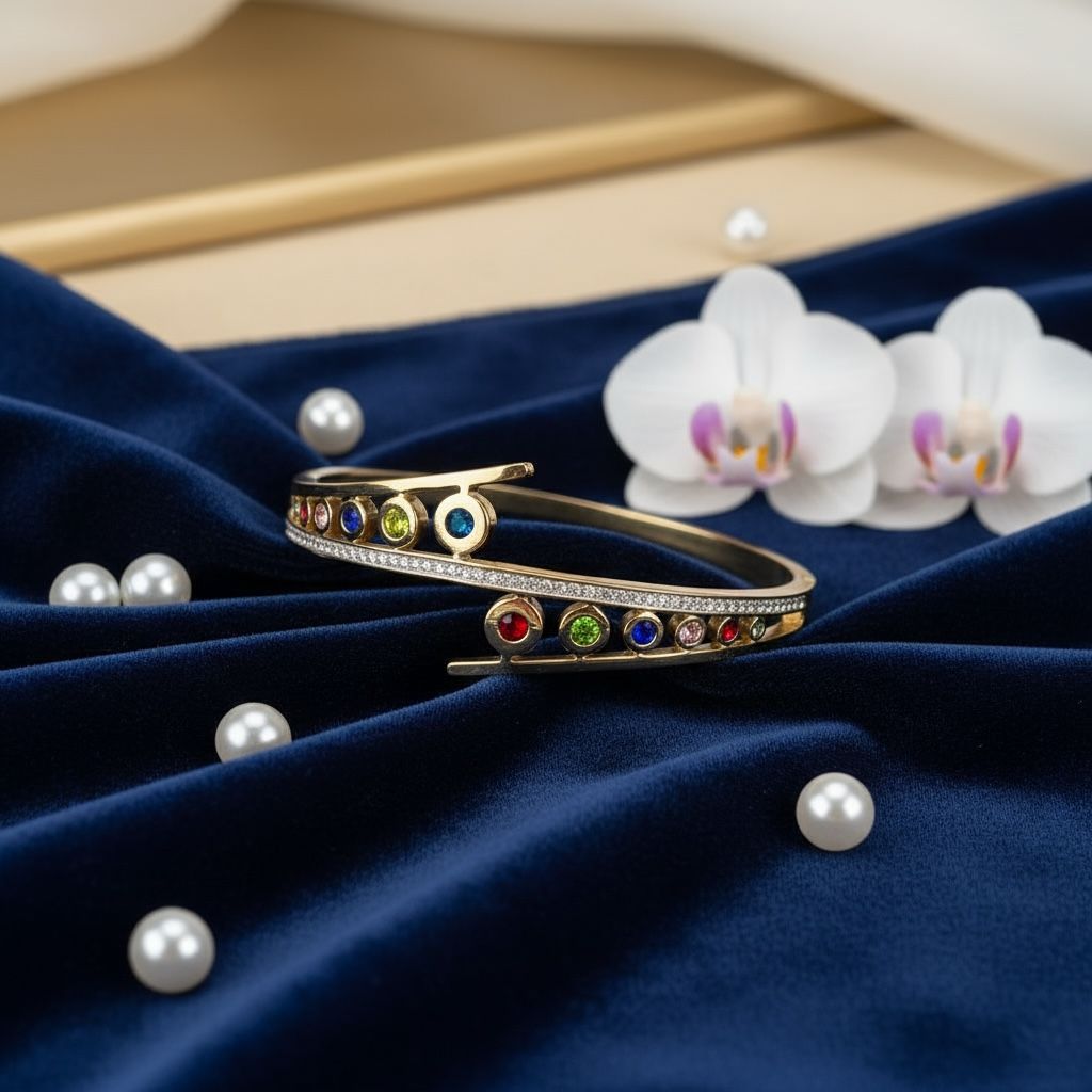 Ienter Lock Bracelet Kada colors dimaond