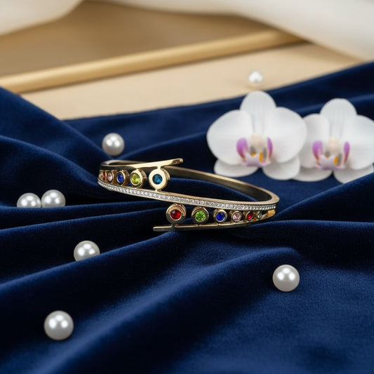 Ienter Lock Bracelet Kada colors dimaond