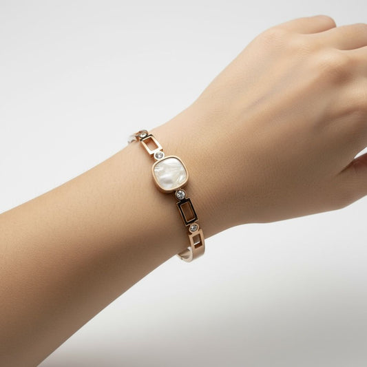 Ienter Lock Bracelet Kada Stone Design