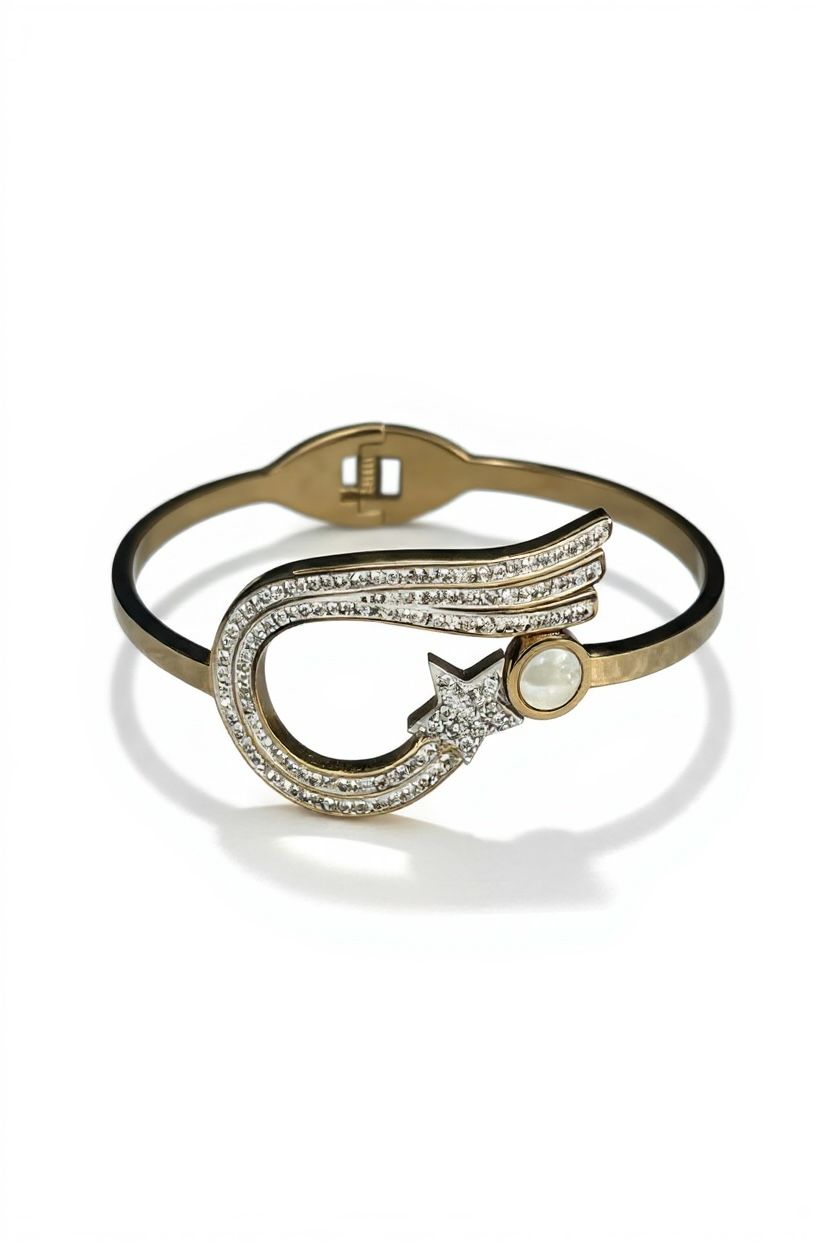 Folding Bracelet Kada Queen Look Design