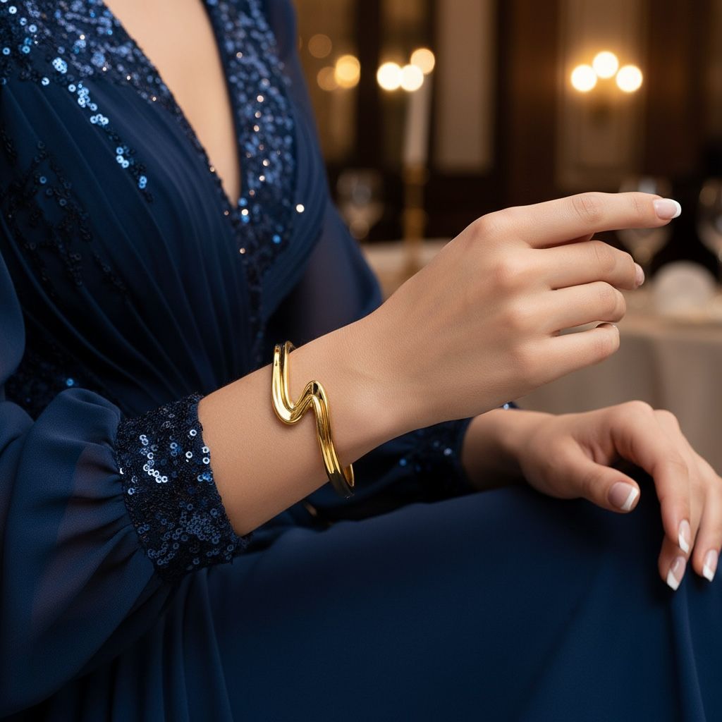 Golden folding Kada z Design