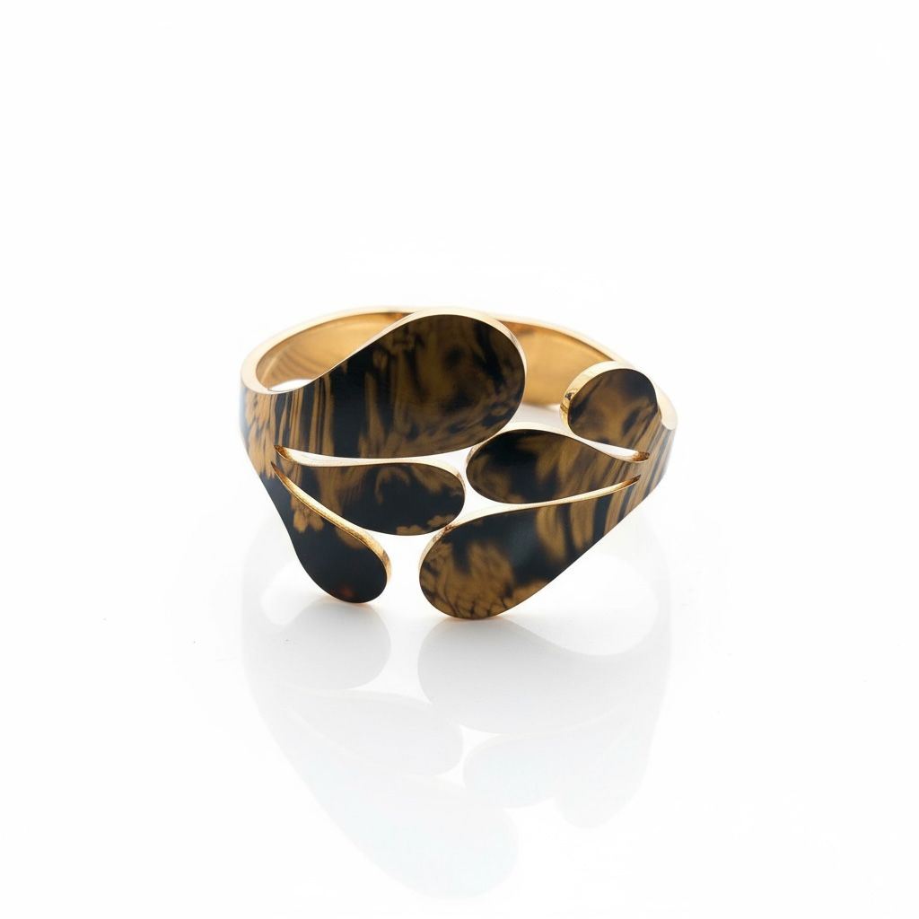 Golden Folding Kada Anti Tarnish