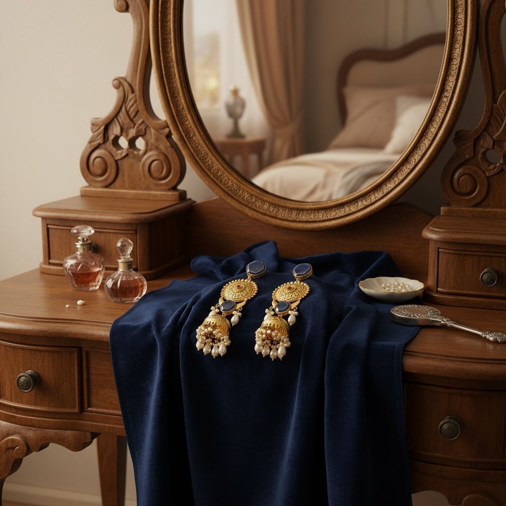 Kashmiri Earrings Long jhumke