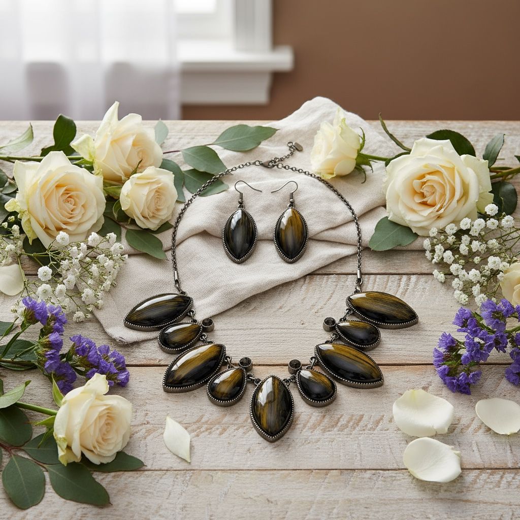 Tiger's Eye Elegance Jewelry Set