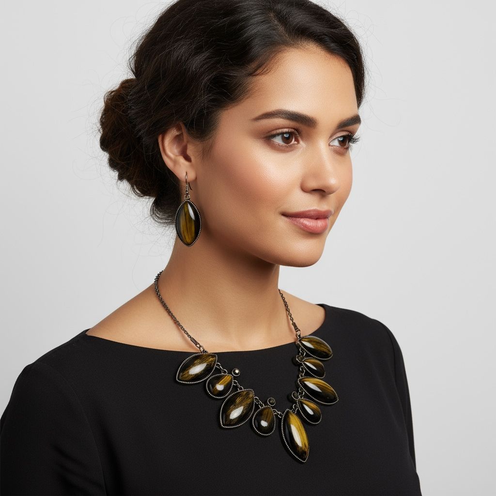 Tiger's Eye Elegance Jewelry Set