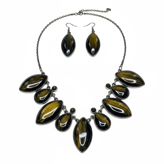 Tiger's Eye Elegance Jewelry Set